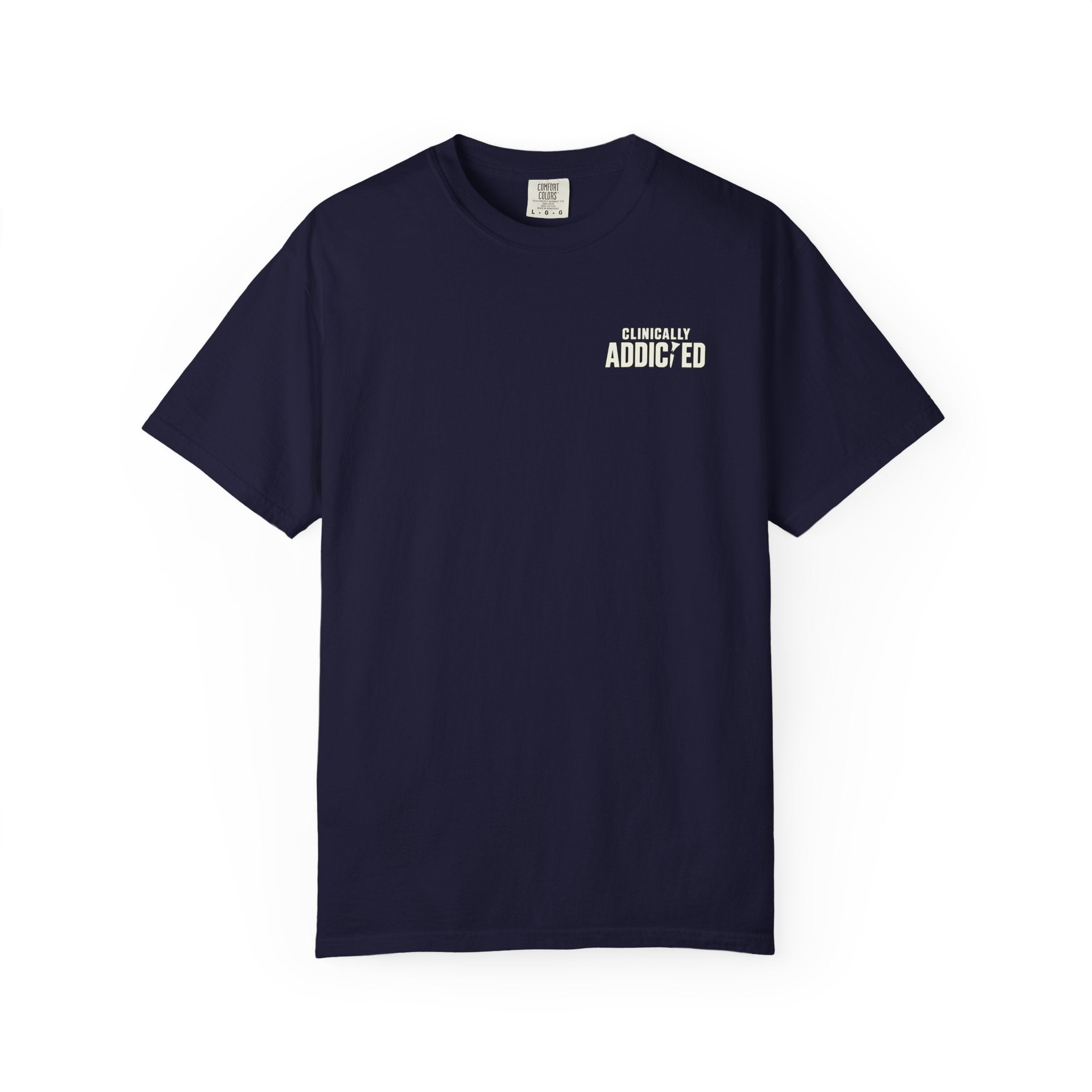 Cigarette Pack Tee - Navy