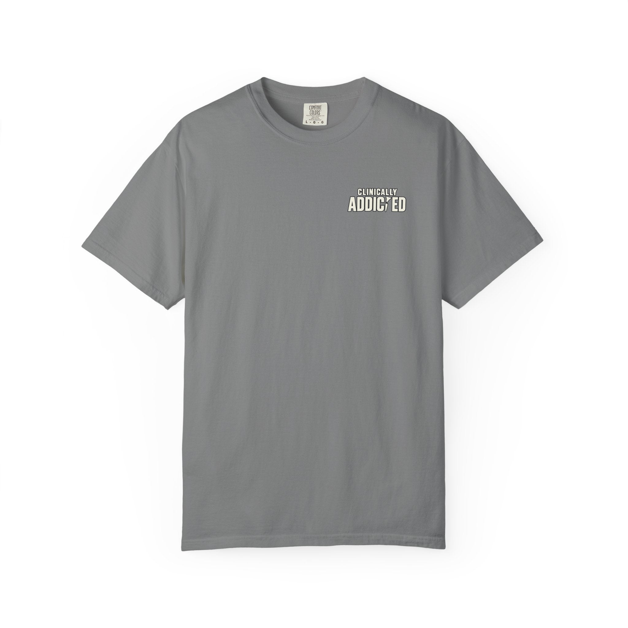 The Golf Addiction Prescription Tee - Grey