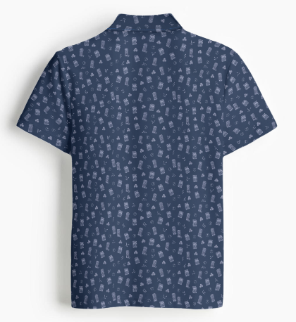 Clinically Addicted Performance Golf Polo Navy — Pre-Order