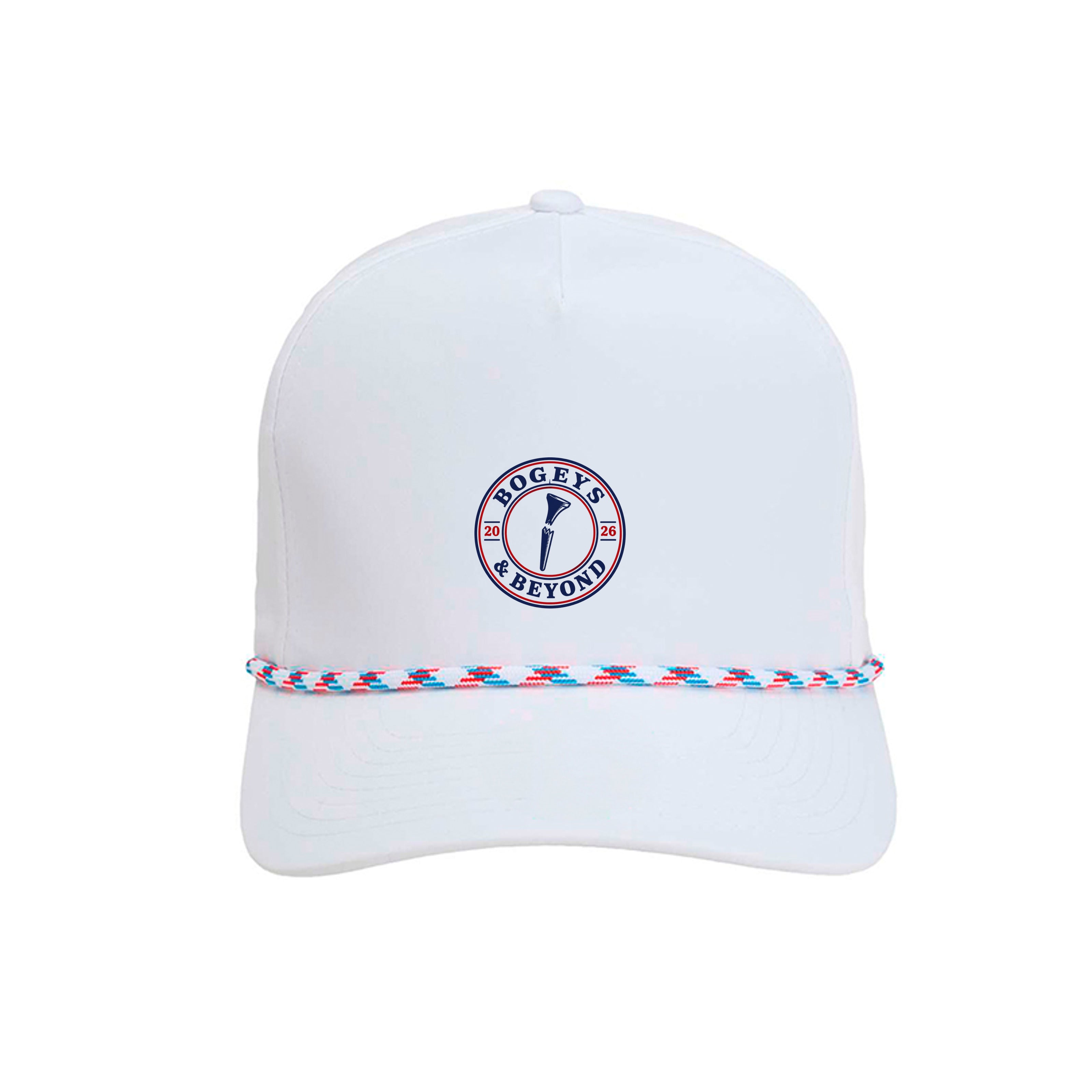 Bogeys & Beyond Red, White & Bogey Hat - Bogeys & Beyond