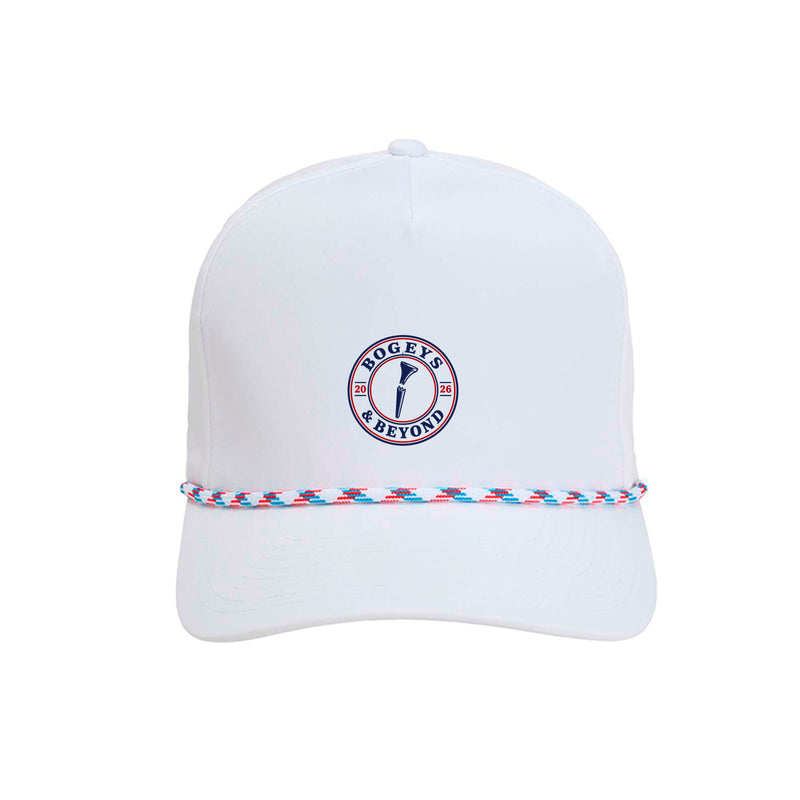 Bogeys & Beyond Red, White & Bogey Hat - Bogeys & Beyond